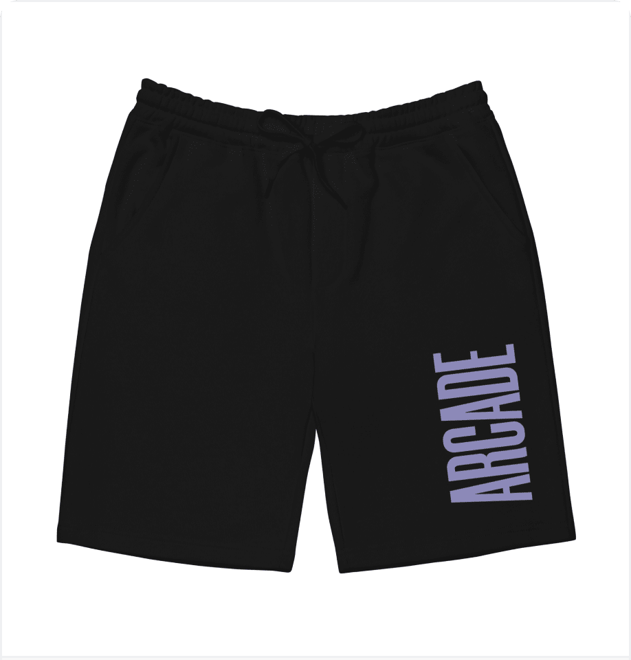 Logo Fleece Shorts (Black)