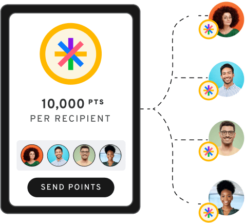Send points