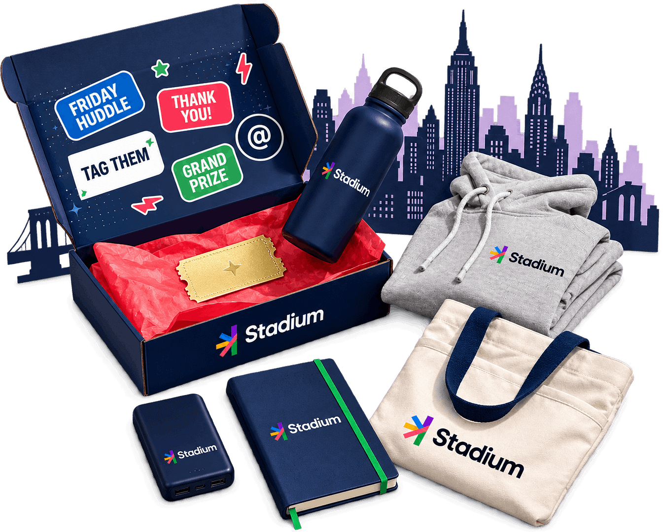 Stadium swag kit with NYC skyline (1)