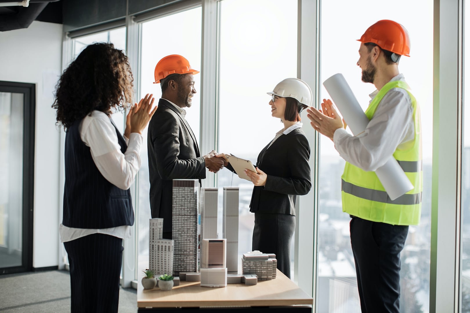 business partnership meeting concept