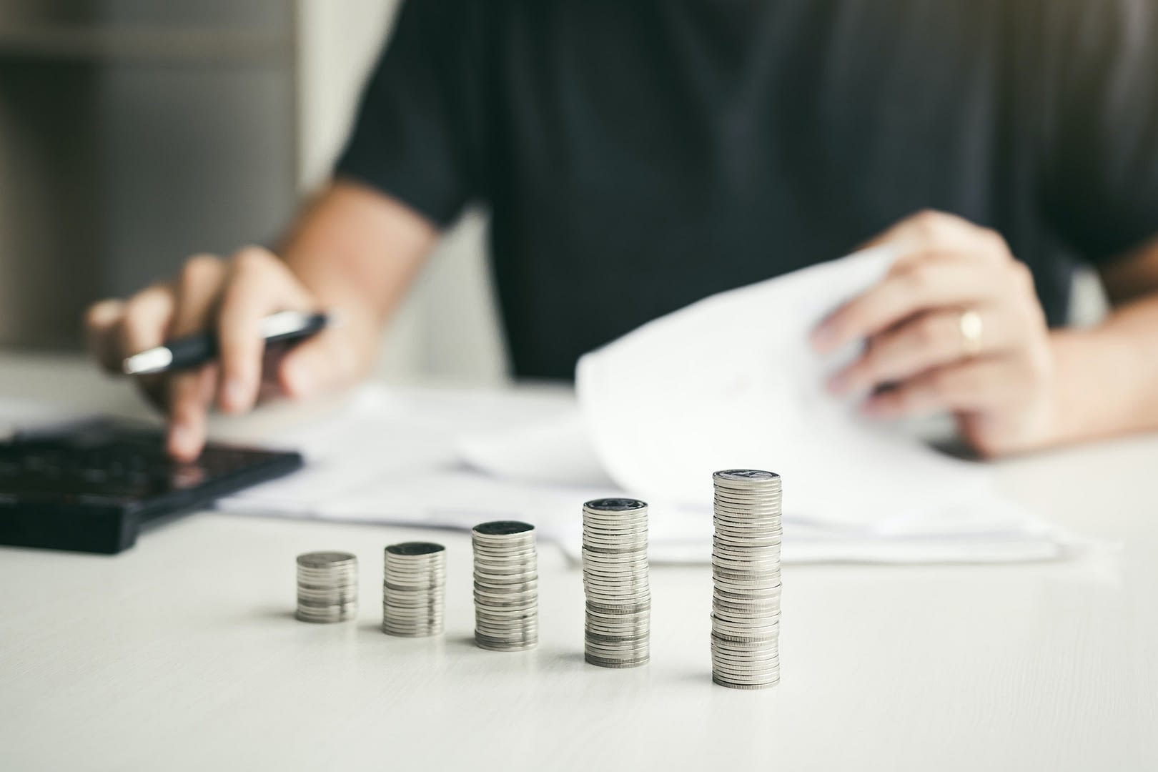 calculating about finances about the cost or future investment at home