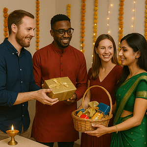 Multicultural Office Diwali Celebration