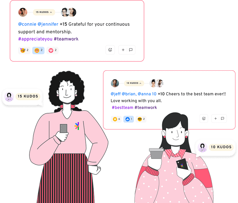 Employee to employee Kudos