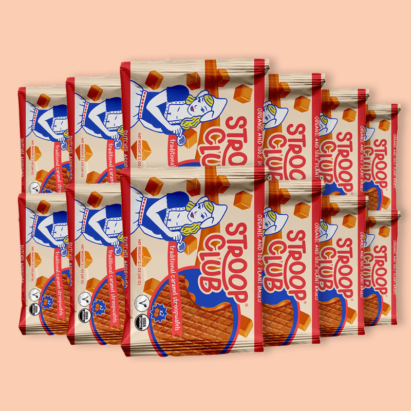 Caramel Plant Based and Organic Stroopwafel