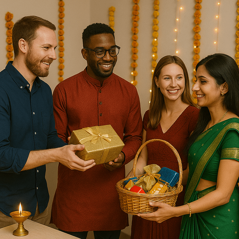 Multicultural Office Diwali Celebration